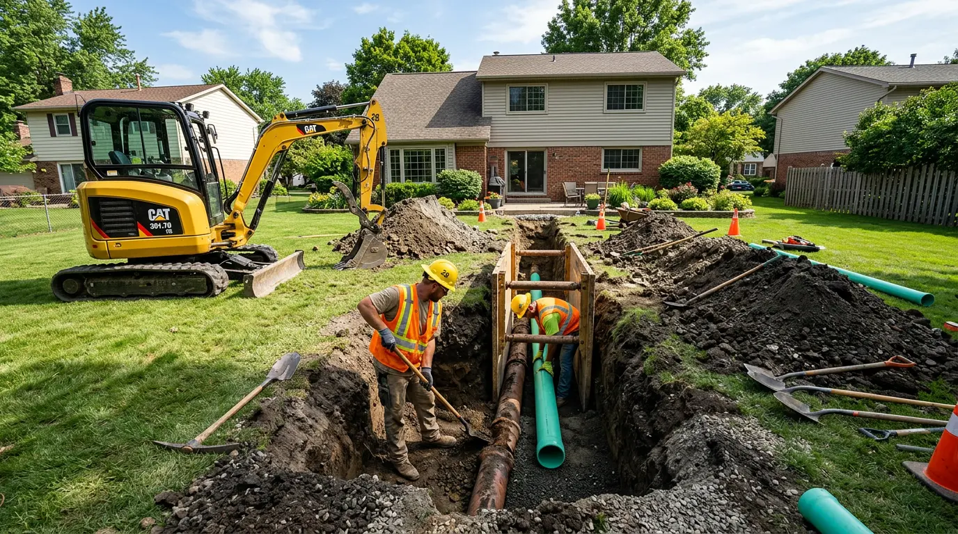 Sewer Line Cleaning in Lyons, NY